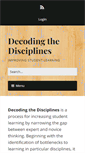 Mobile Screenshot of decodingthedisciplines.org